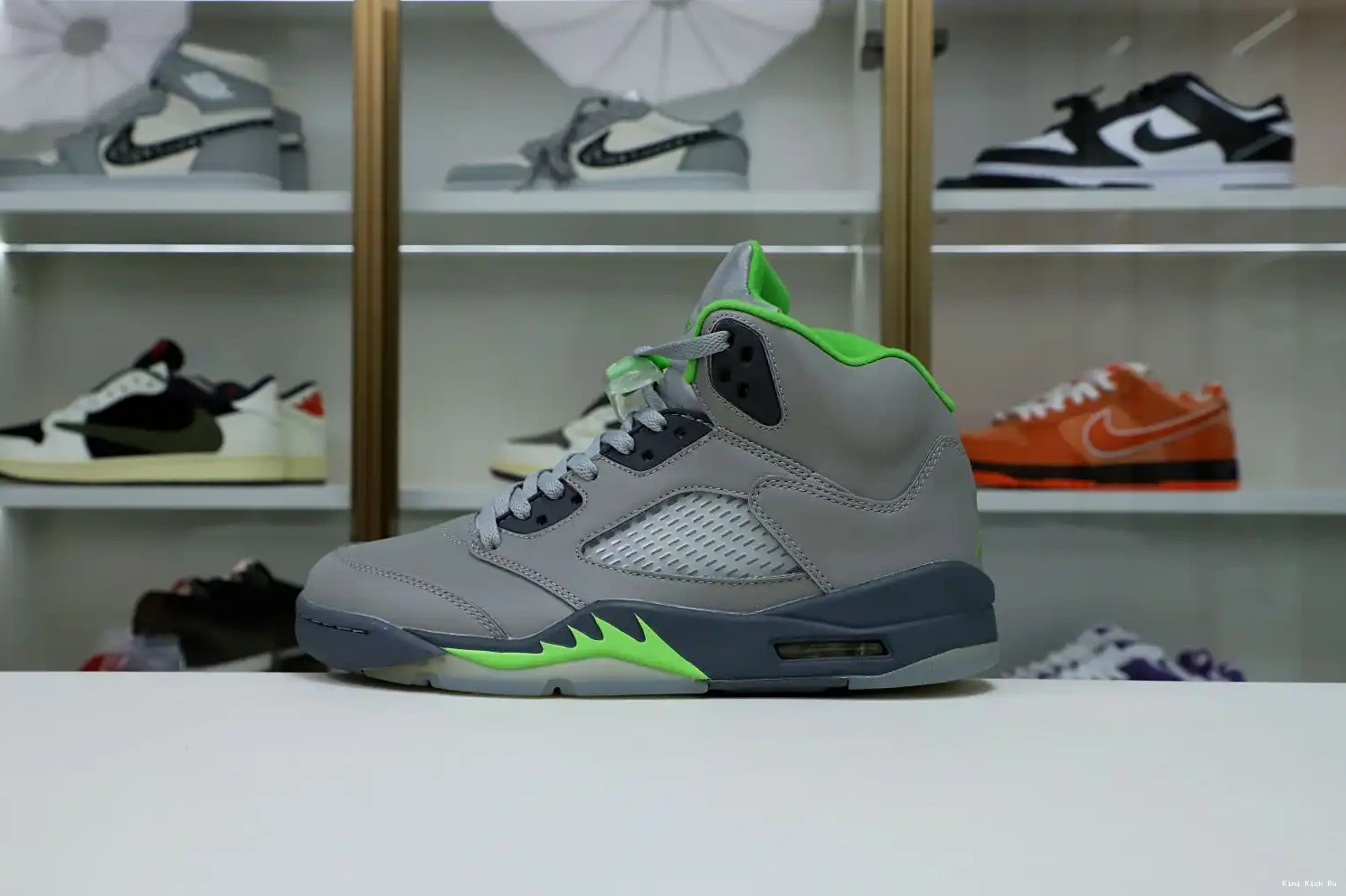 BEAN' 'GREEN JORDAN AIR Kimikick RETRO 5 2022 0808
